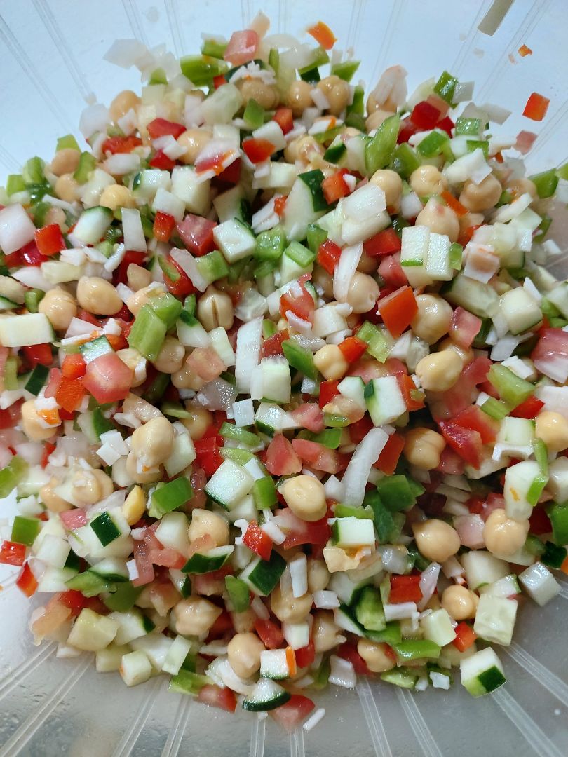 Ensalada de garbanzos