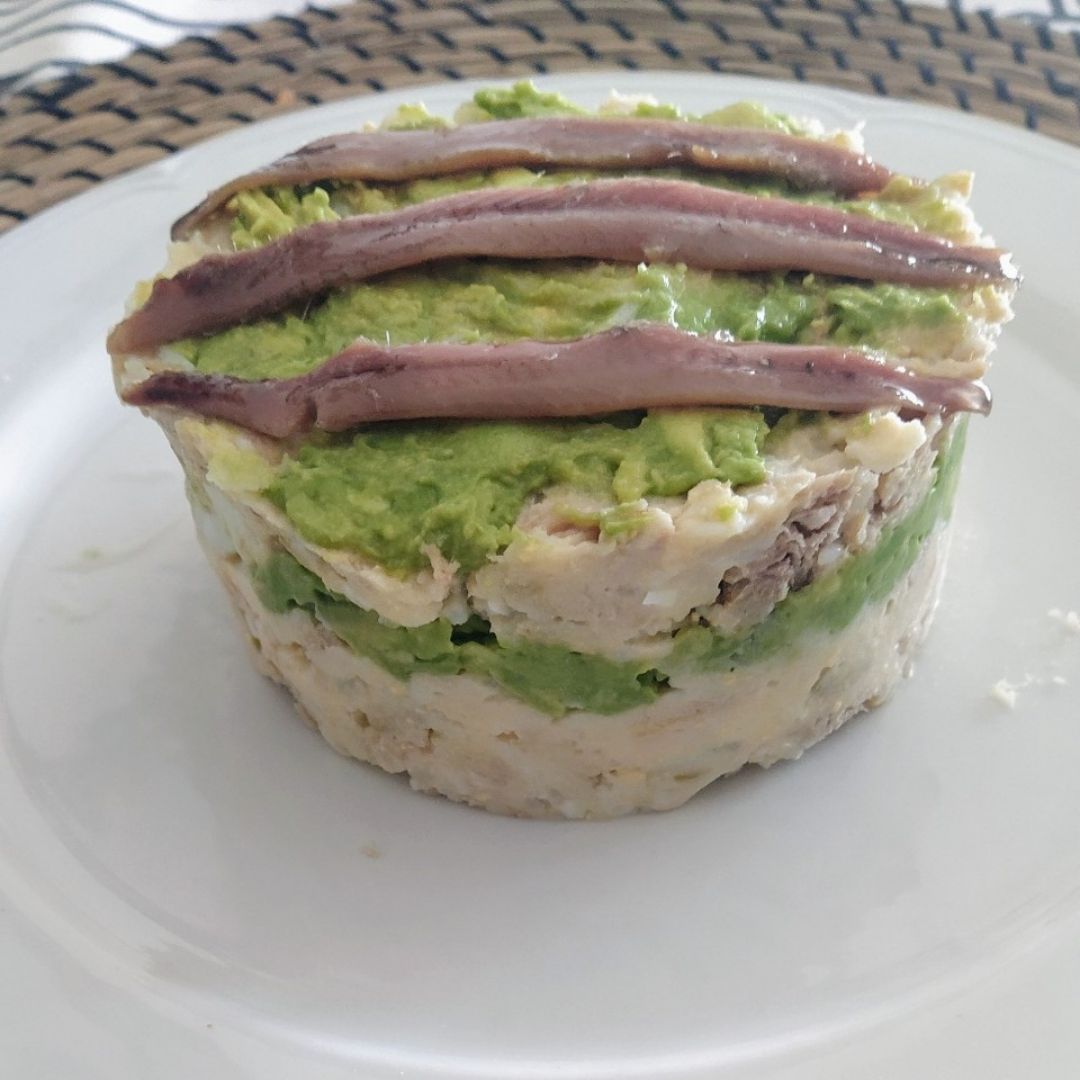 Ensaladilla de aguacate Paso 2 Ensaladilla de aguacate Paso 2