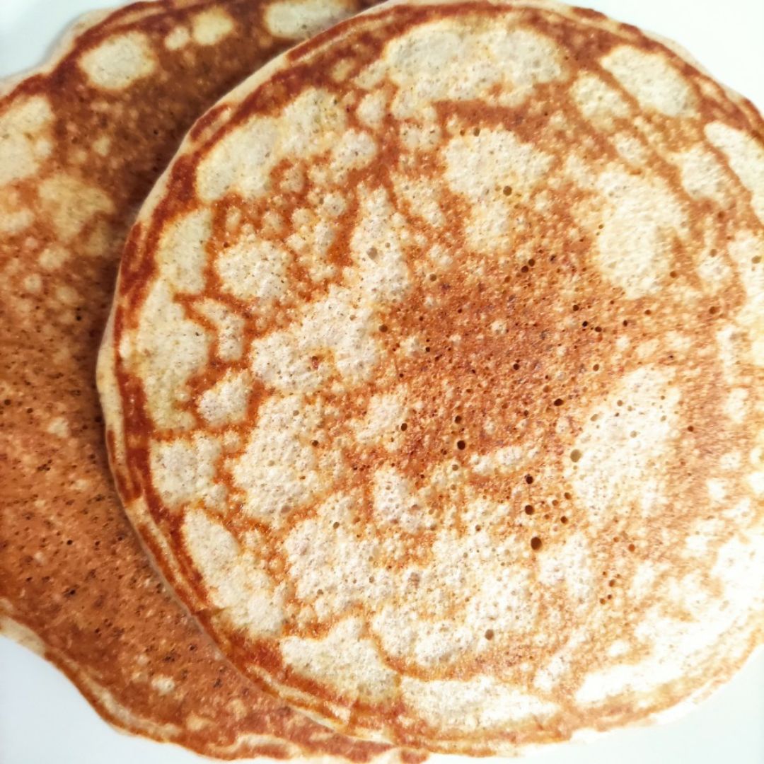 Pancakes de harina de espelta integral