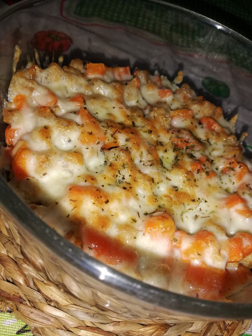 Soja con zanahoria al horno