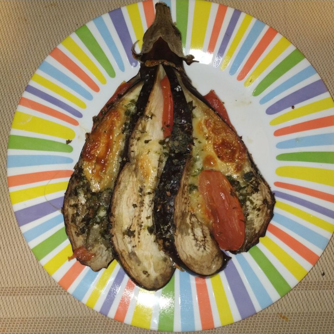 Berenjena caprese Berenjena caprese