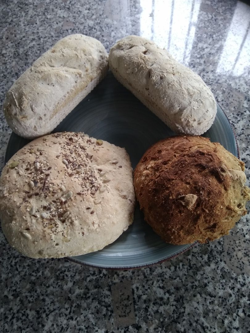 Panes sin gluten variados Panes sin gluten variados