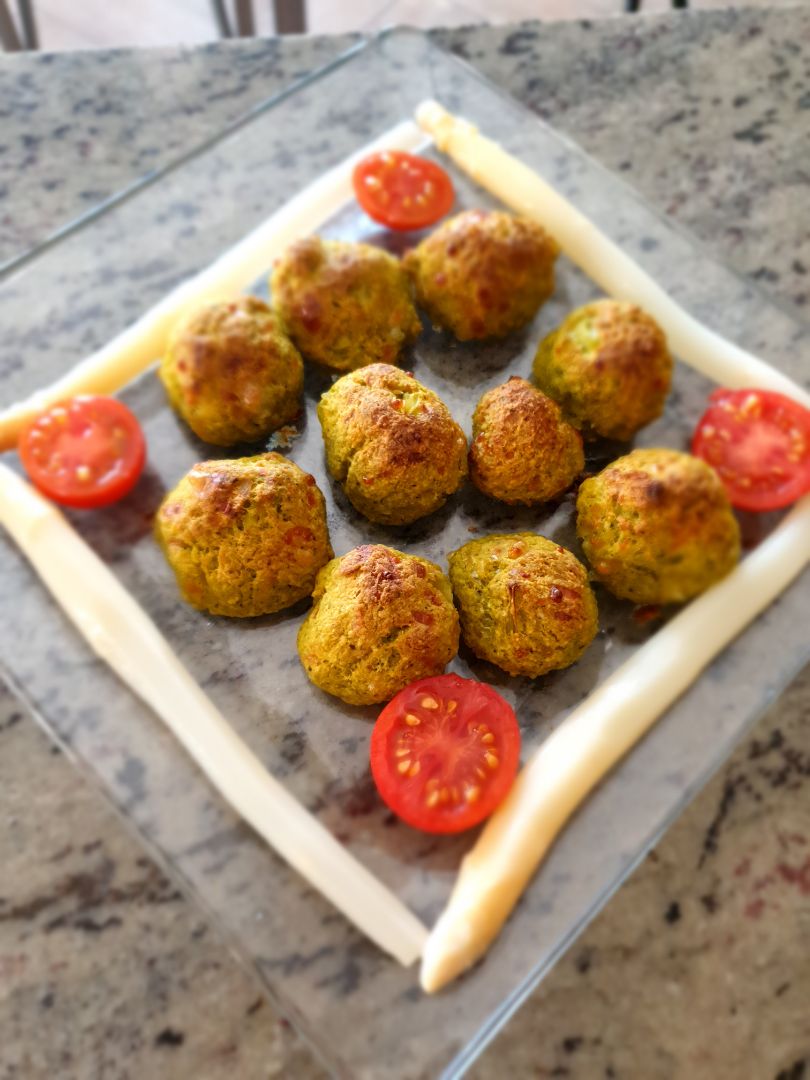 Bolitas de brocoli al horno Bolitas de brocoli al horno
