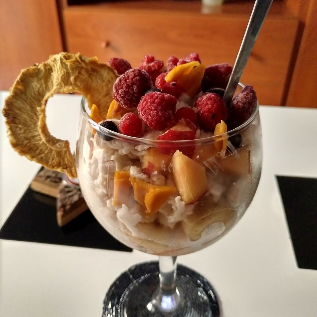 Copa de helado de macedonia