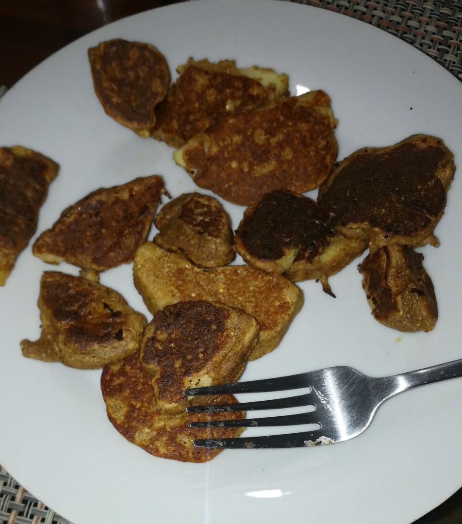 Tortitas rellenas de manzana 