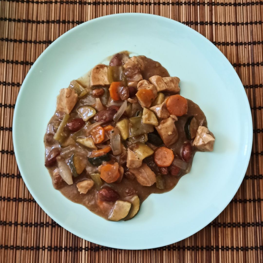 Pollo con almendras Pollo con almendras