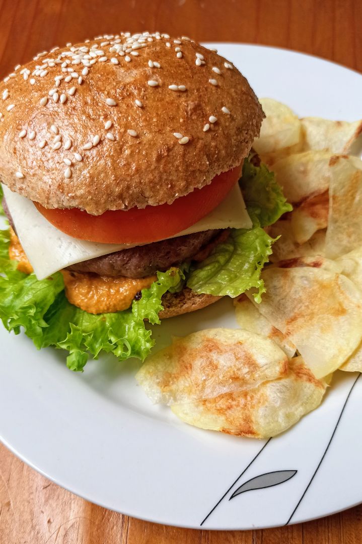 🌸HAMBURGUESA CON SALSA BIGMAC REALFOOD🌸Step 0