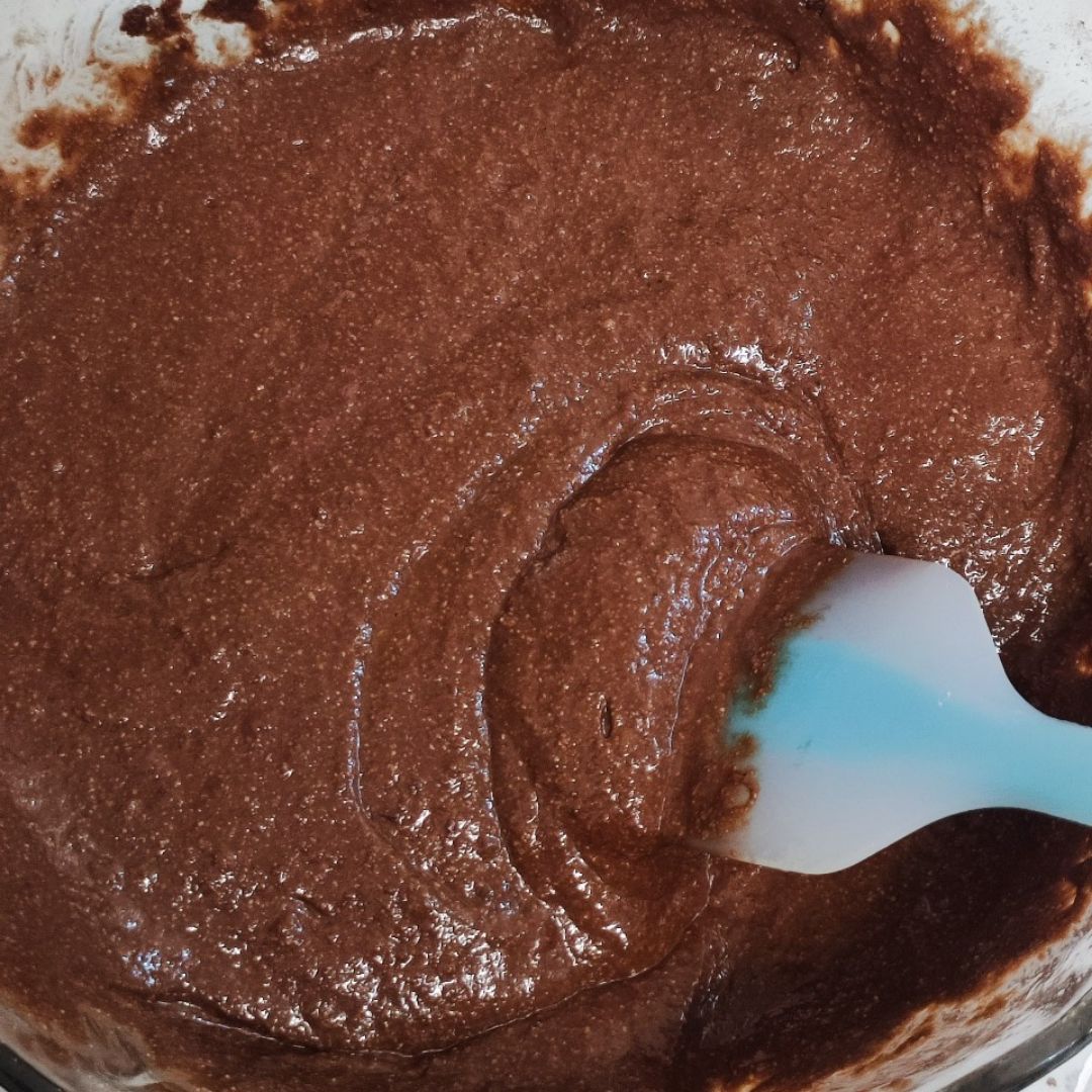 Muffins de cacao rellenos de crema de anacardos 🧁🍫 Paso 9 Muffins de cacao rellenos de crema de anacardos 🧁🍫 Paso 9
