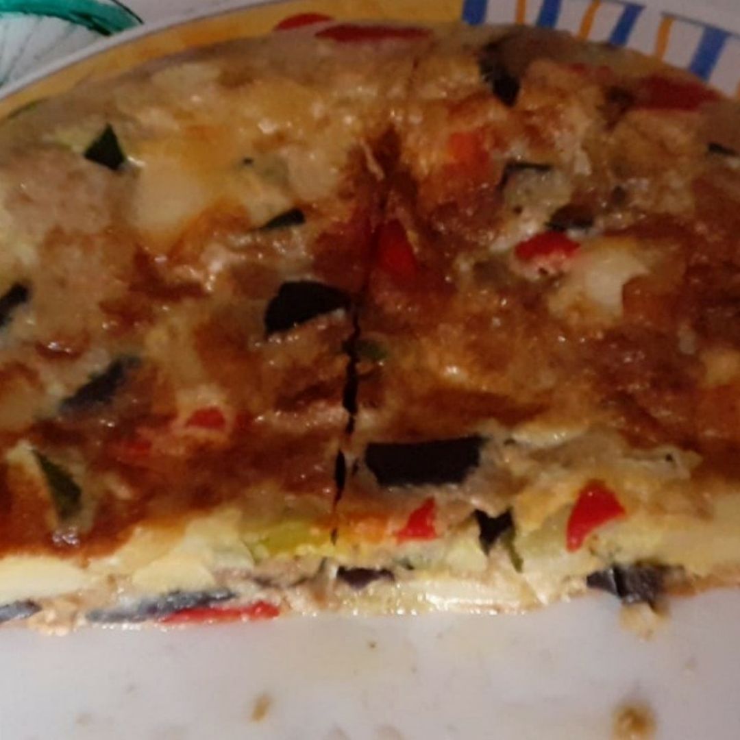 Tortilla de verduras hechas al horno Tortilla de verduras hechas al horno