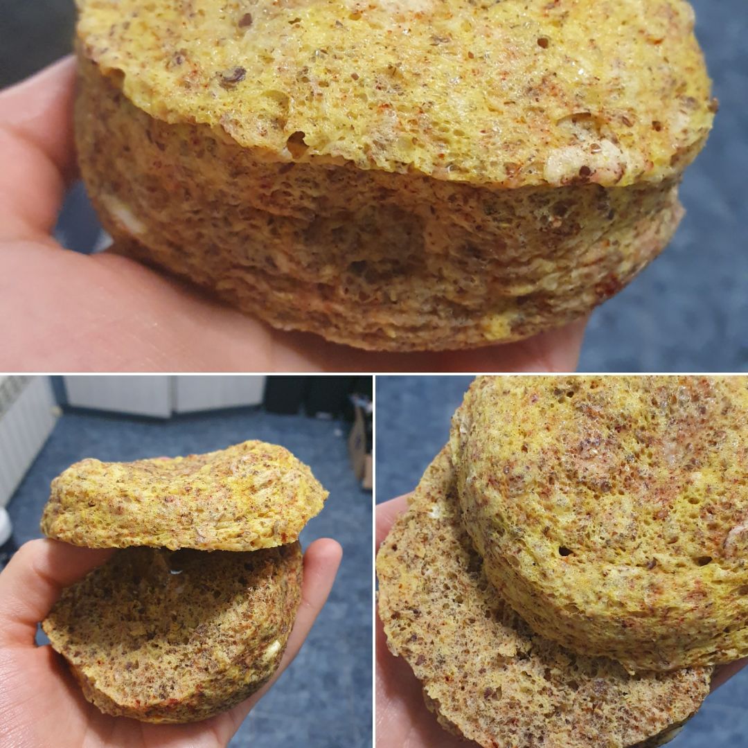 Bollito de lino al microondas