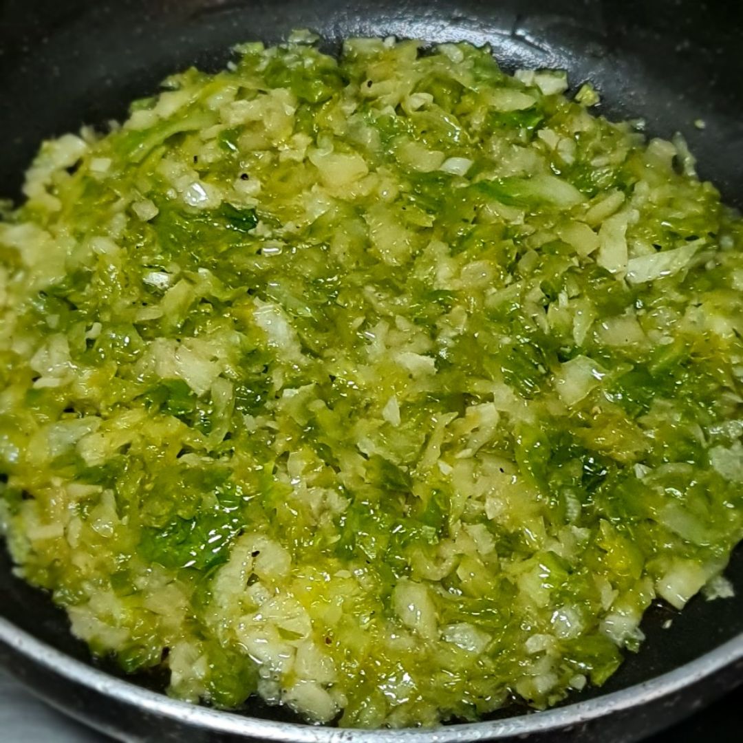 Tortilla de lechuga Paso 5 Tortilla de lechuga Paso 5