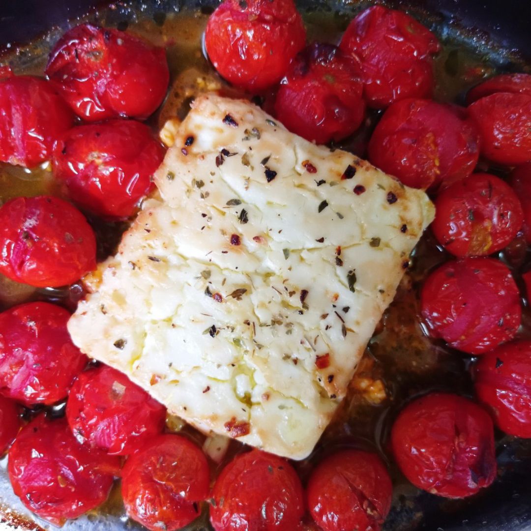 BAKED FETA SPAGHETTI 😋🇮🇹 Paso 0 BAKED FETA SPAGHETTI 😋🇮🇹 Paso 0