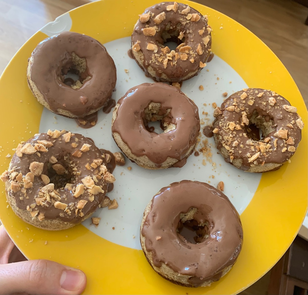 🍩DONUTS DE PLÁTANO Y CHOCOLATE🍩Step 0