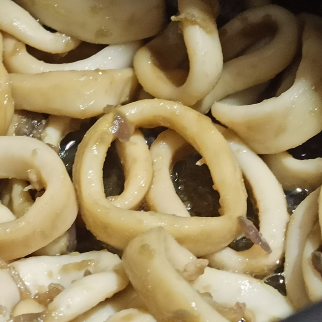 Calamares encebollados Calamares encebollados