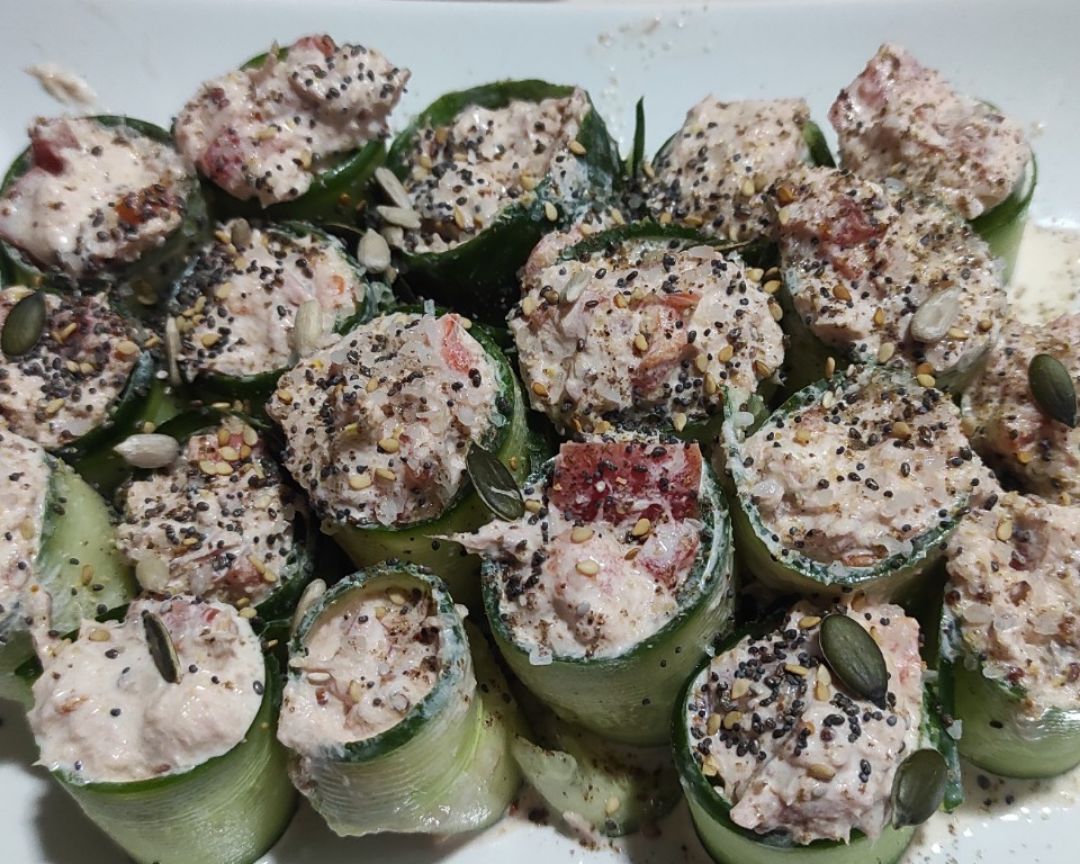 Rollitos de pepino Rollitos de pepino