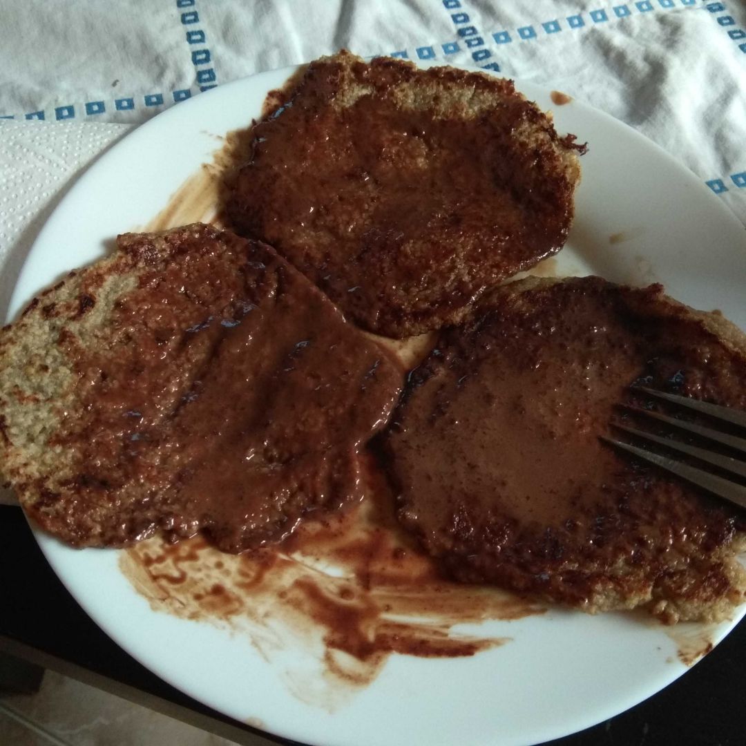 pancakes de plátano y avena 🤤 pancakes de plátano y avena 🤤