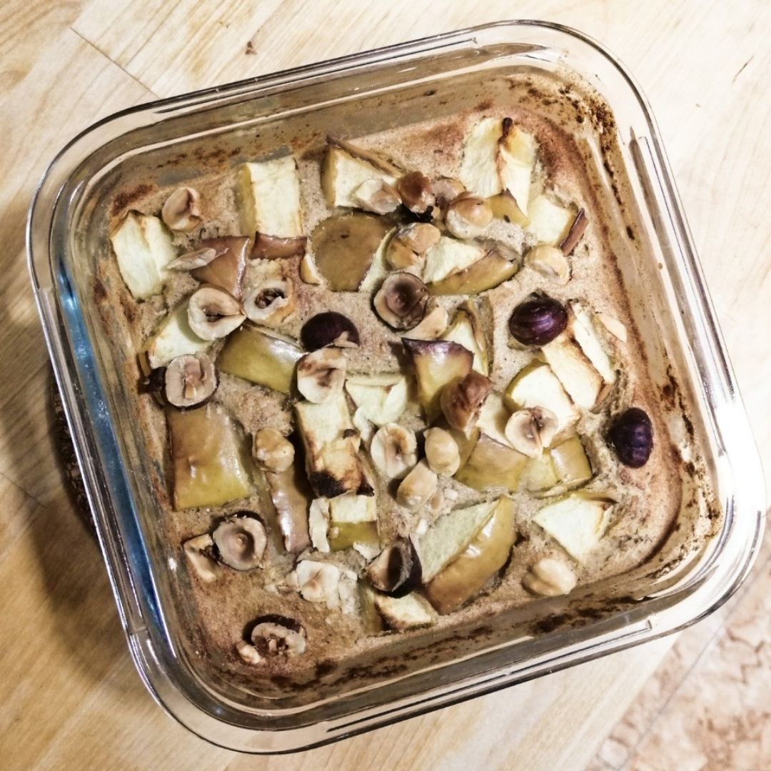 Baked oats Manzana y canela Baked oats Manzana y canela