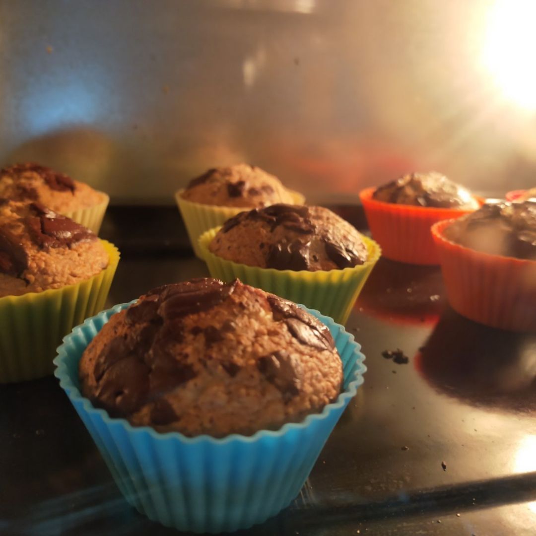 Muffins de Crema de Cacahuate 🥜 Paso 5 Muffins de Crema de Cacahuate 🥜 Paso 5