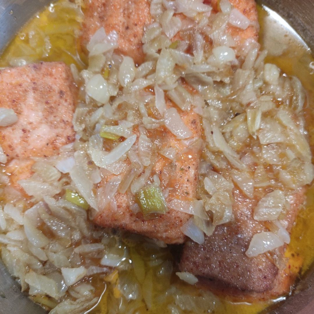Salmón a la naranja Paso 3 Salmón a la naranja Paso 3