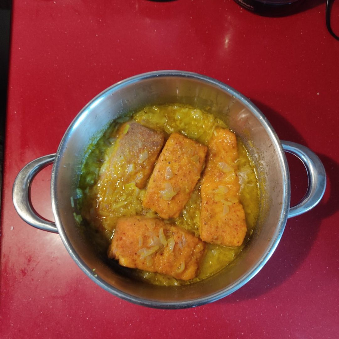 Salmón a la naranja Paso 5 Salmón a la naranja Paso 5