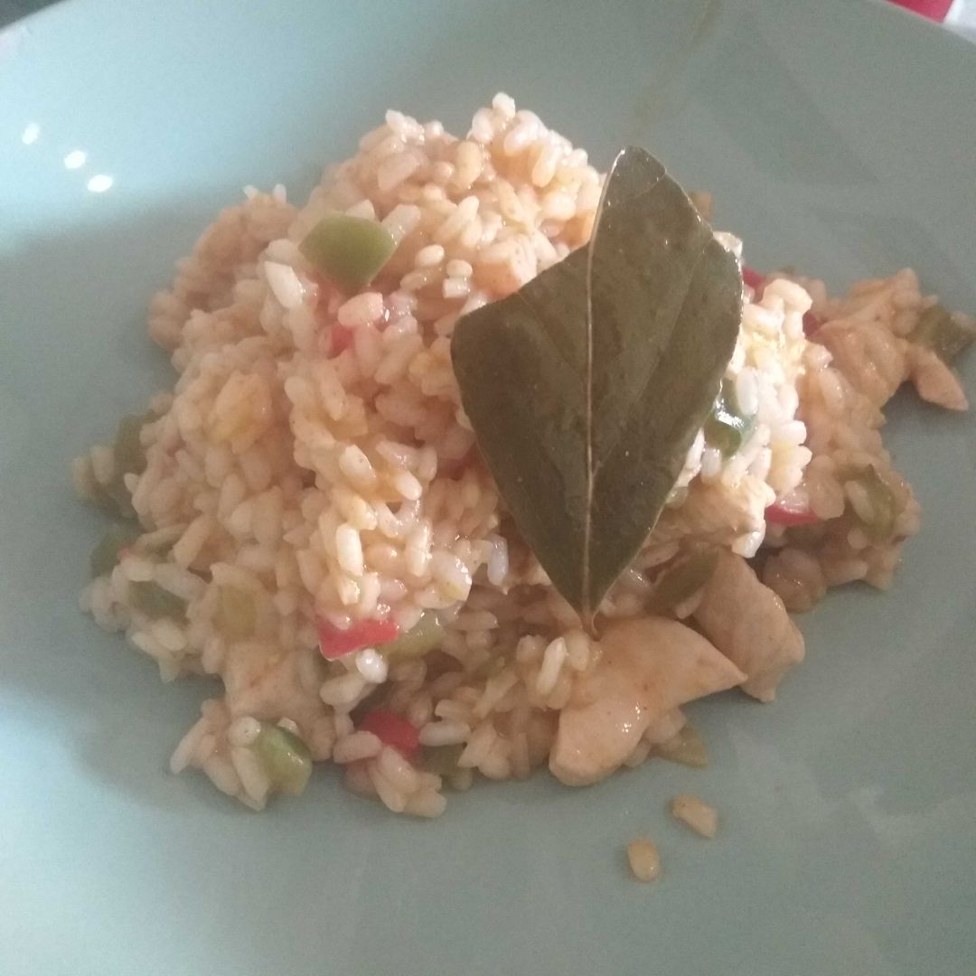 Arroz con pechuga de pollo Arroz con pechuga de pollo