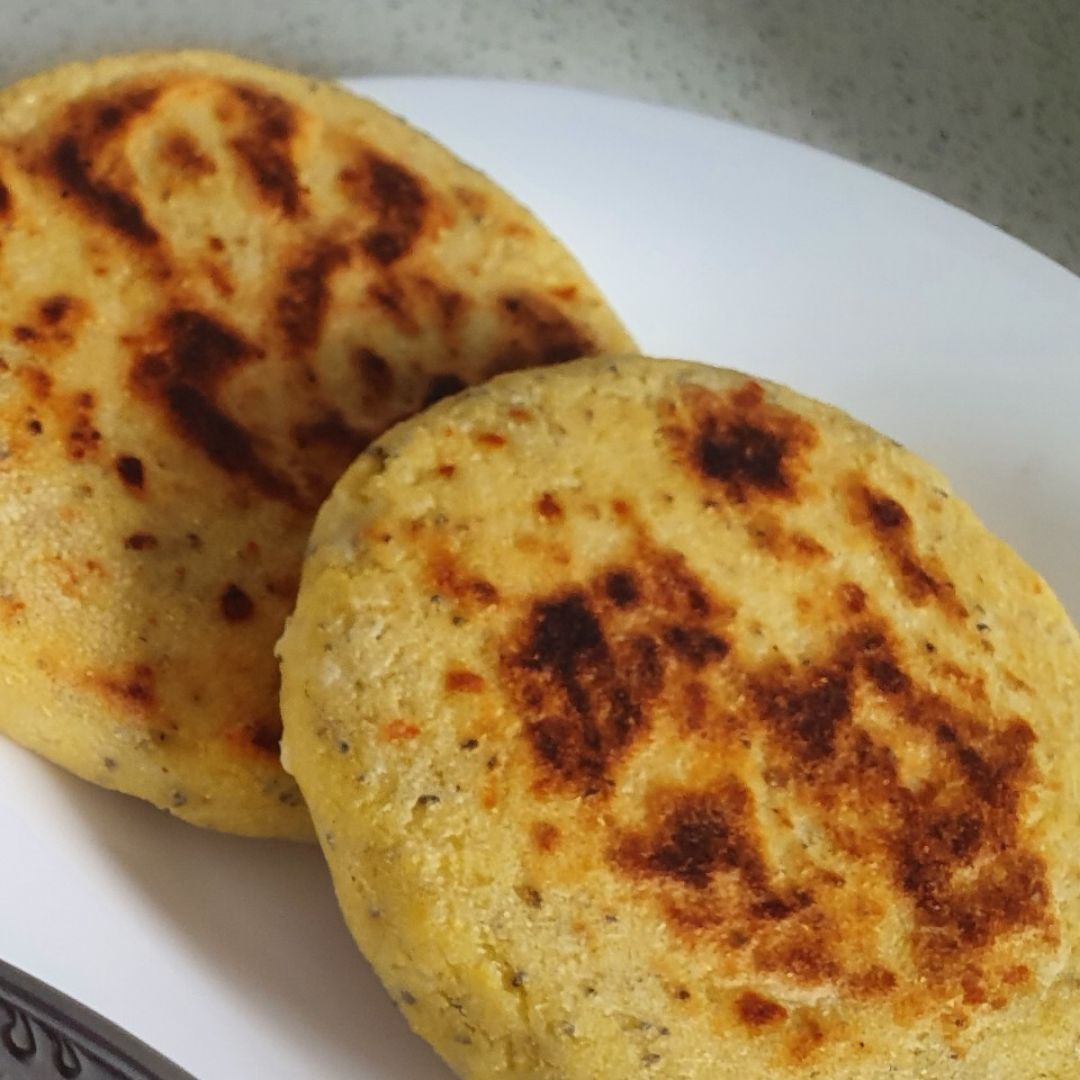 Arepas de Maiz proteicas Paso 1 Arepas de Maiz proteicas Paso 1