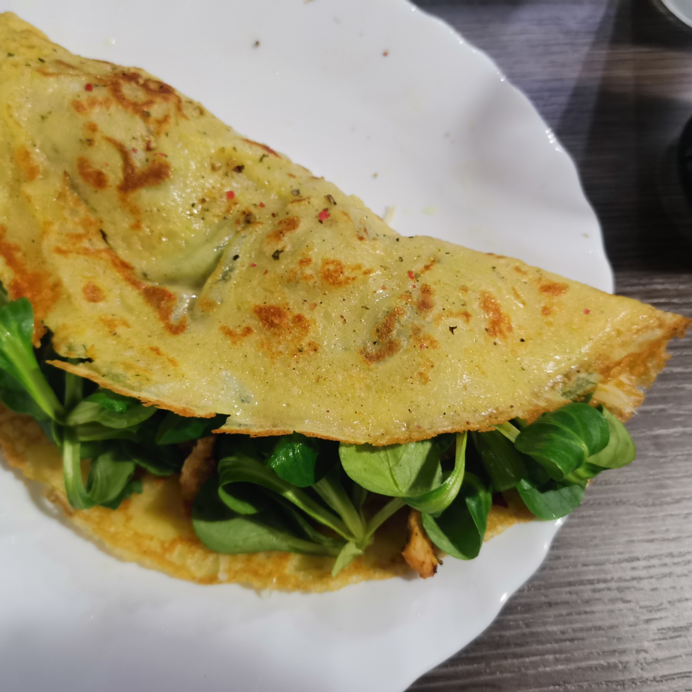 Crêpe sin gluten y sin lactosa