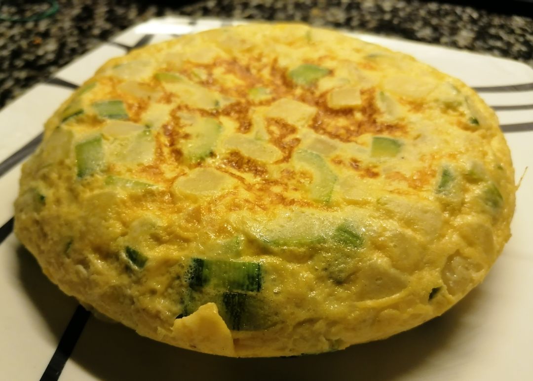 Tortilla con verduras Tortilla con verduras