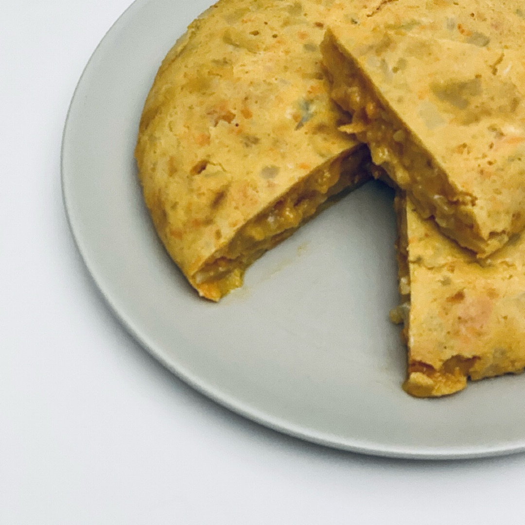 Súper Tortillona de boniato y gorgonzola 🧀