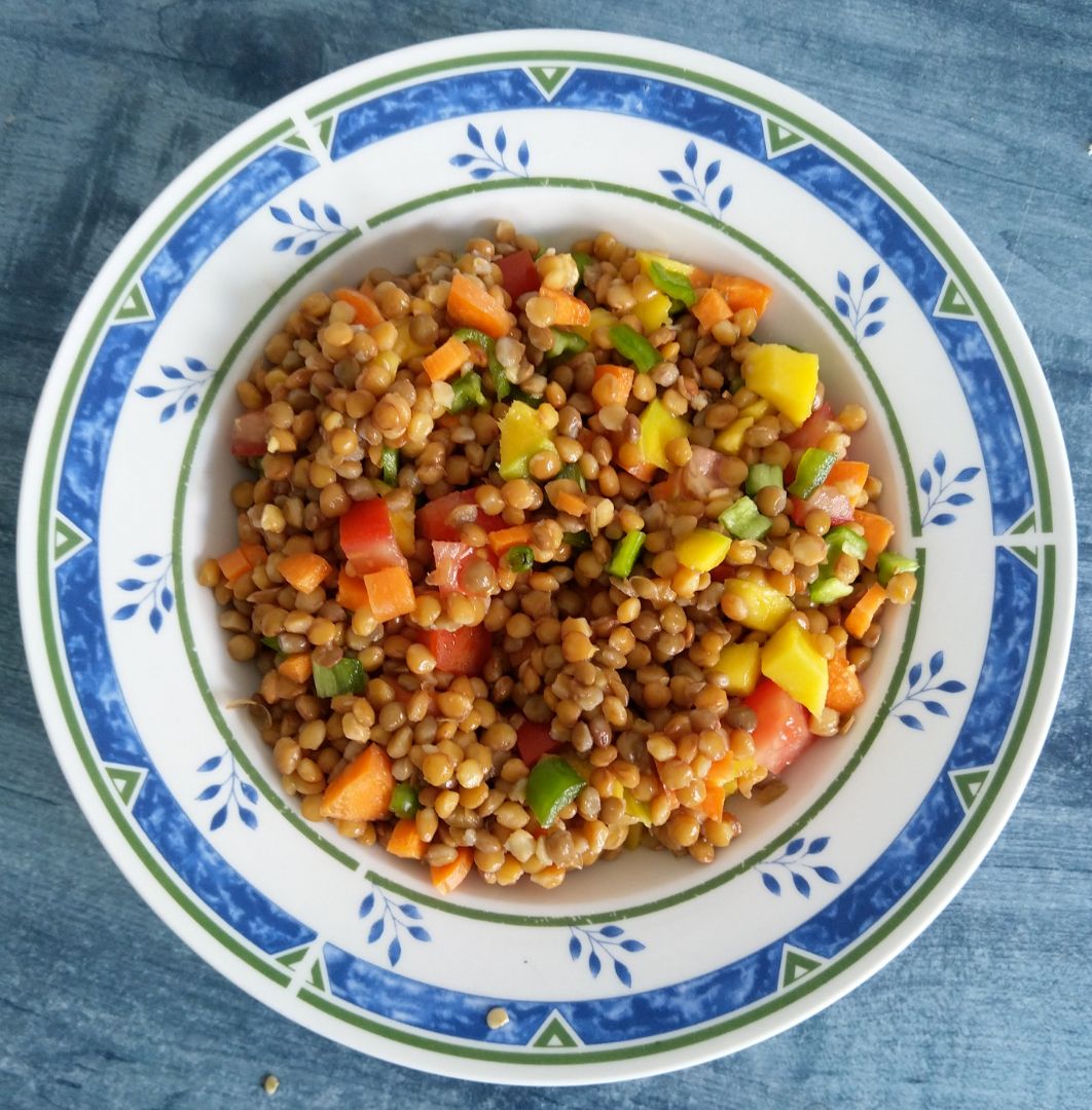 Ensalada de lentejas Ensalada de lentejas