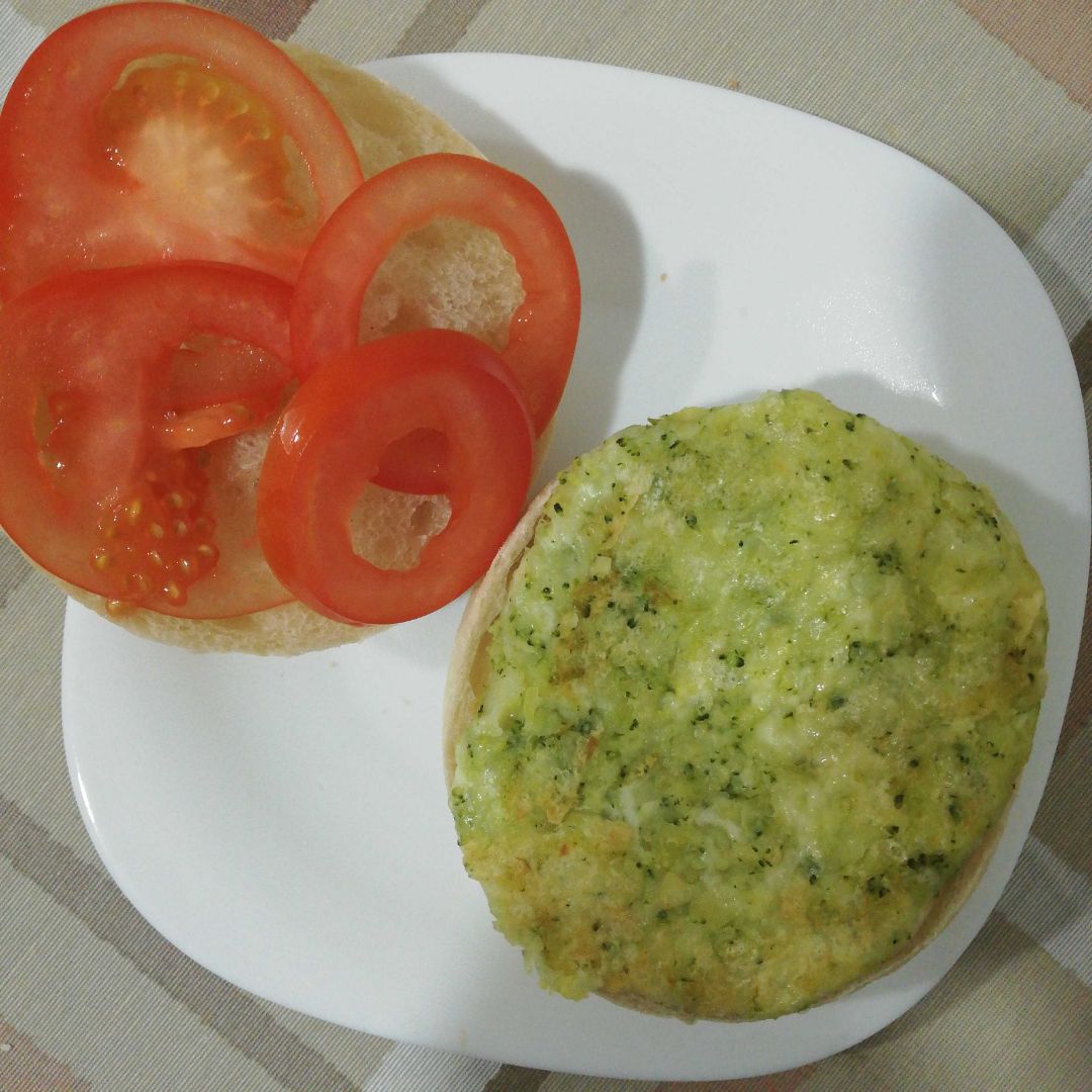 Hamburguesa de brocoli