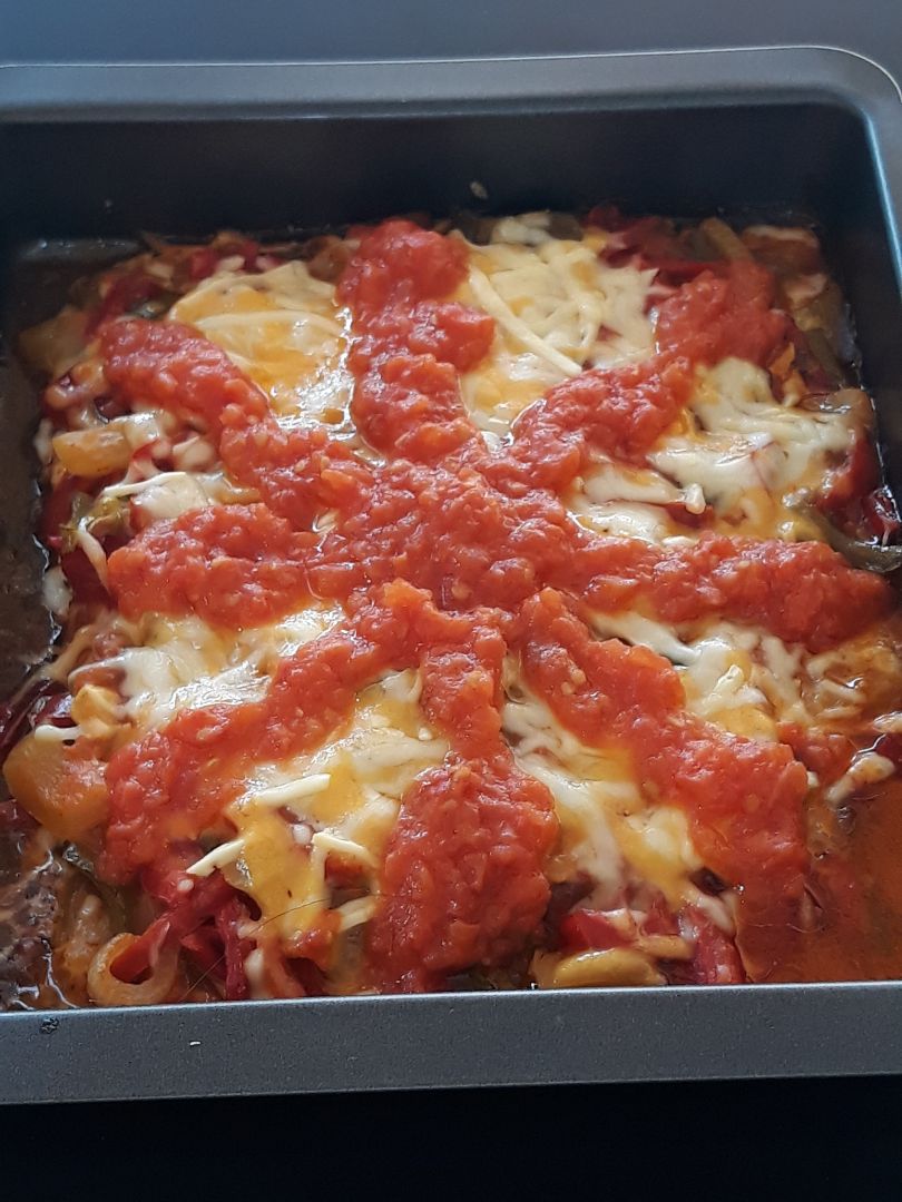 Enchilada de verduras Enchilada de verduras