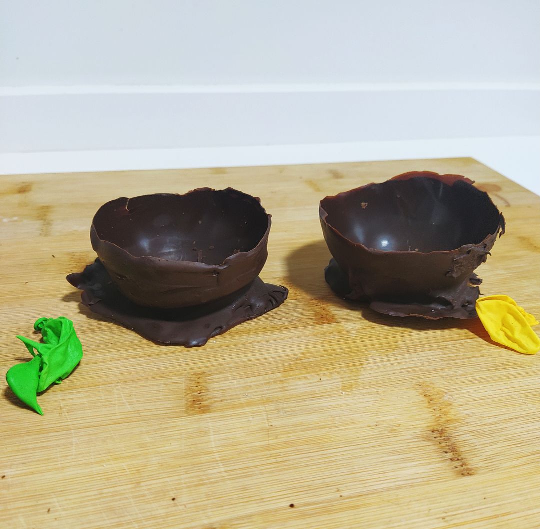 🍫Cuencos de chocolate 🍫 Paso 1 🍫Cuencos de chocolate 🍫 Paso 1