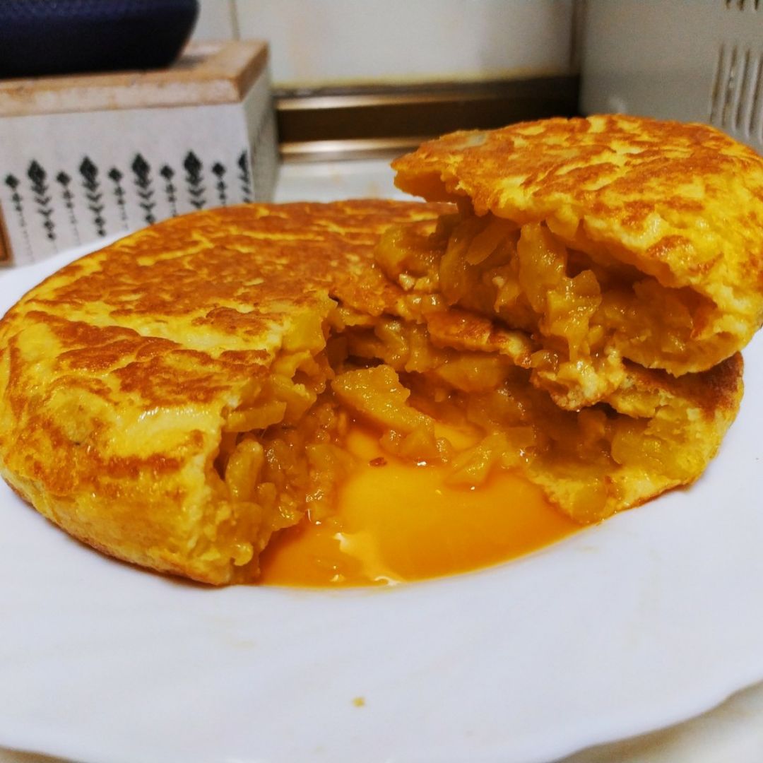 TORTILLA DE PATATA (AL MICROONDAS) 🥰 TORTILLA DE PATATA (AL MICROONDAS) 🥰