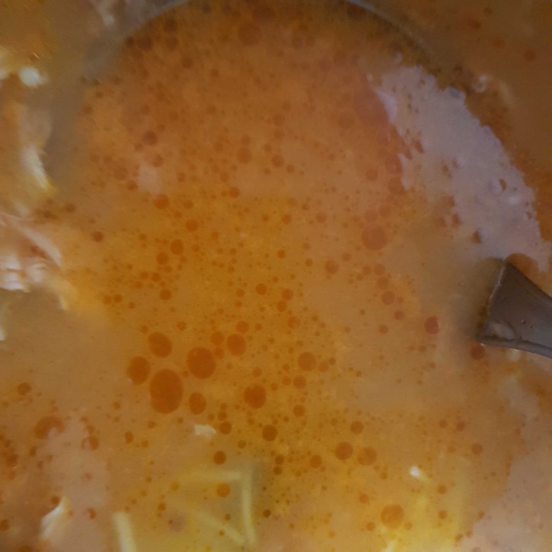 Caldo de verduras con sopa/noodle Caldo de verduras con sopa/noodle