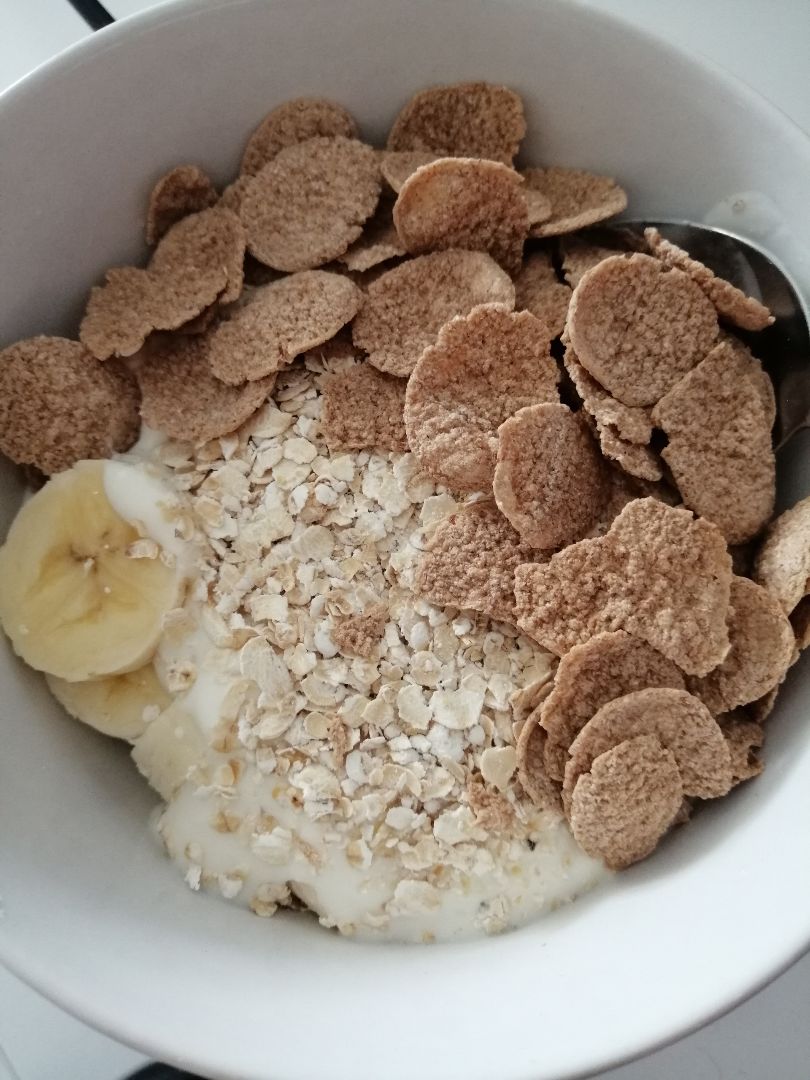 Bol de plátano para desayunar Bol de plátano para desayunar