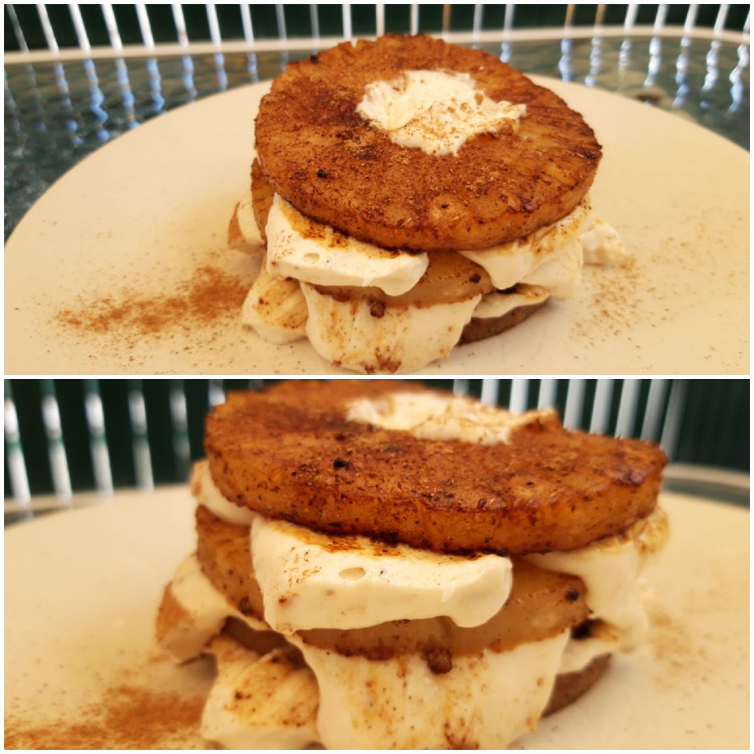 MILHOJA DE PIÑA CON QUESO CREMA MILHOJA DE PIÑA CON QUESO CREMA