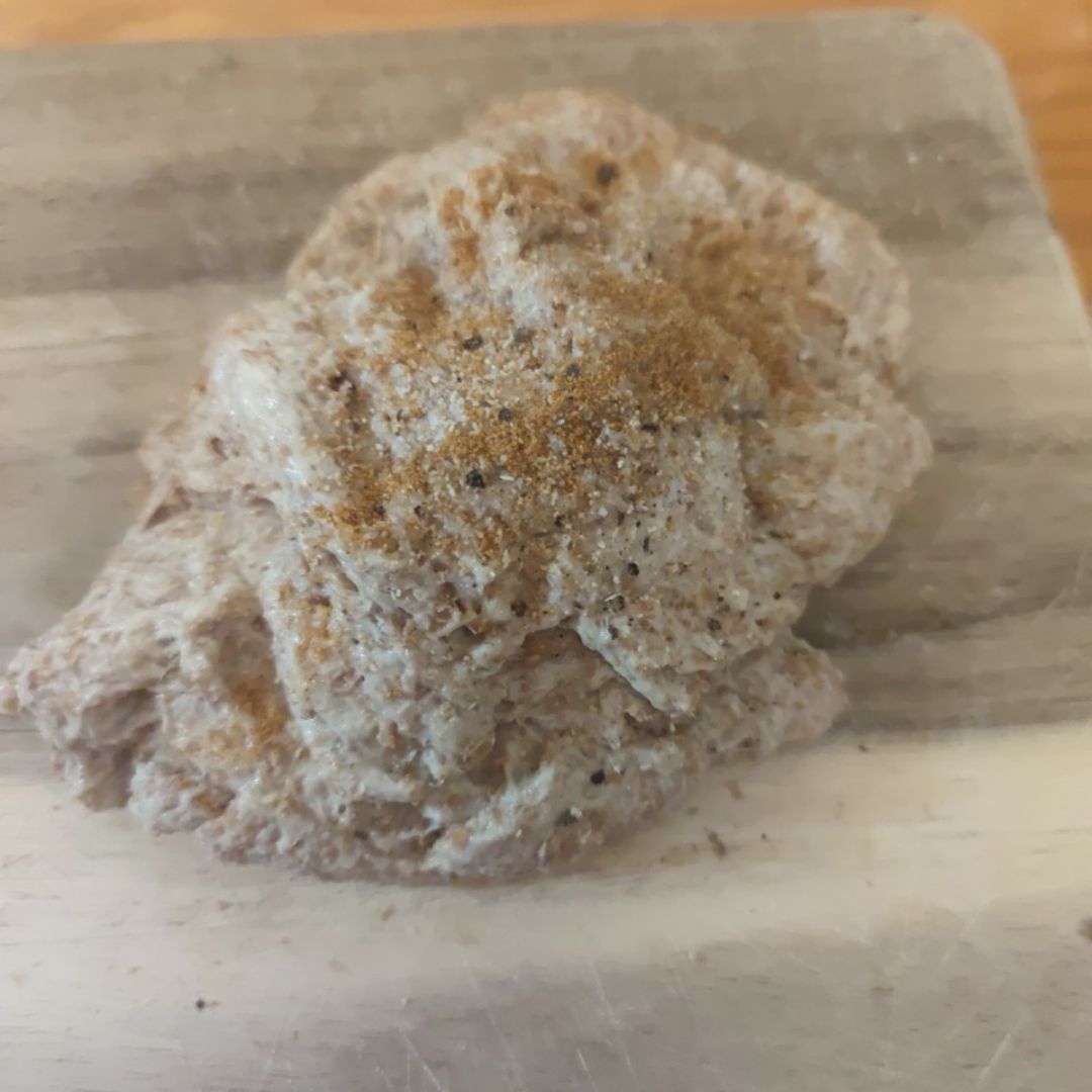 Carne vegetal /seitan (Heura) Paso 4 Carne vegetal /seitan (Heura) Paso 4