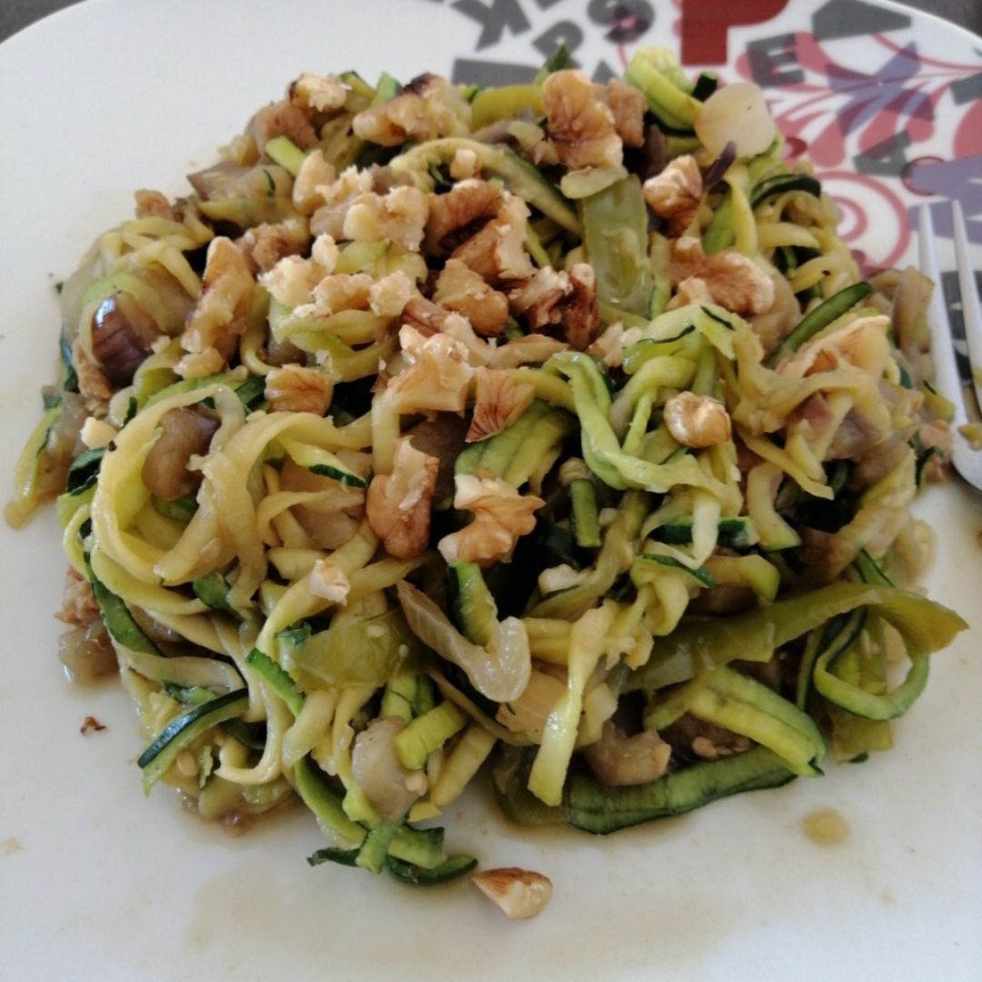 Zucchini con soja Zucchini con soja