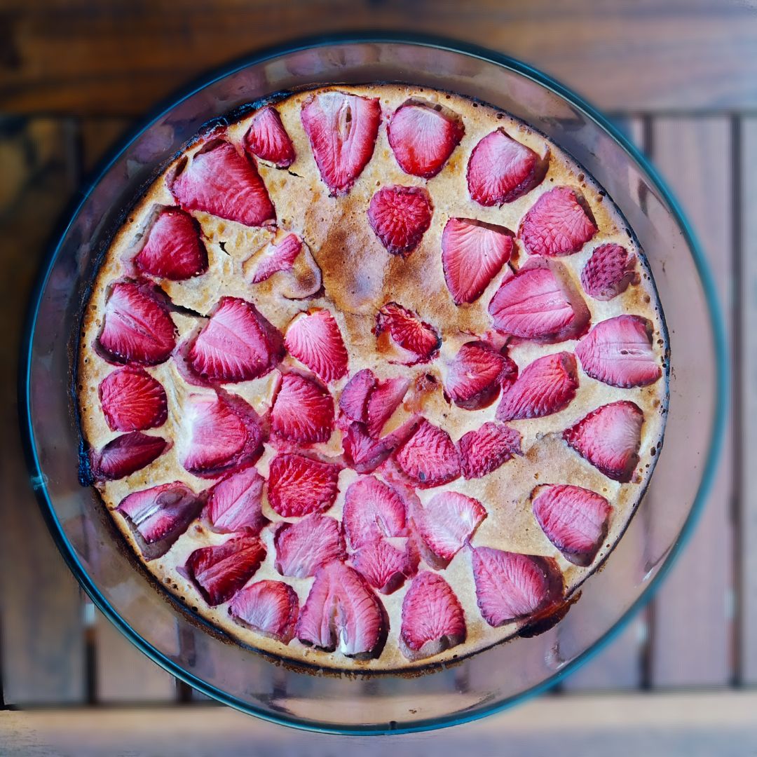 Tarta de fresa del perfil de @albitrips Tarta de fresa del perfil de @albitrips