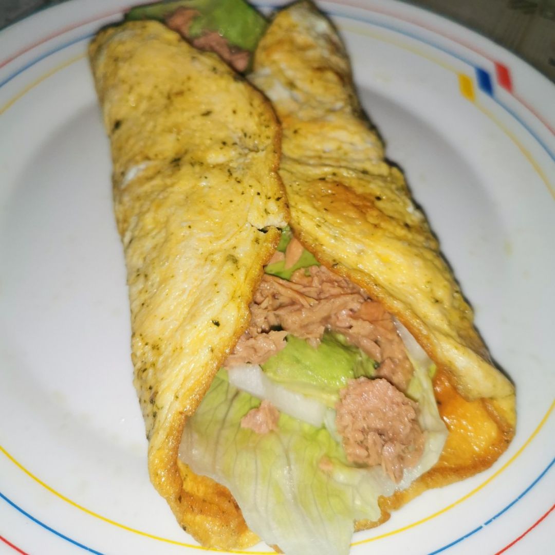 Burrito de tortilla francesa Burrito de tortilla francesa