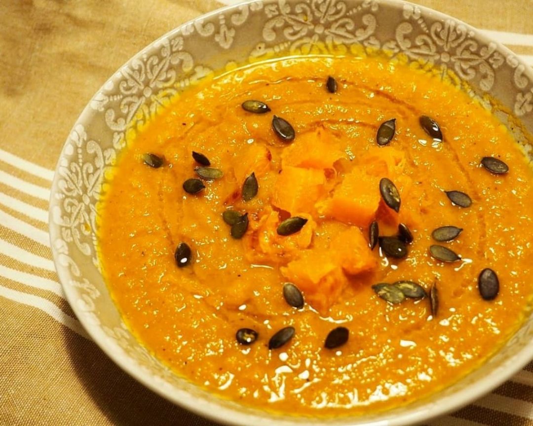 CREMA DE CALABAZA Y ZANAHORIA 