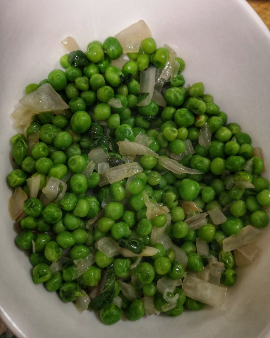 Guisantes con menta fresca 🌿 Guisantes con menta fresca 🌿