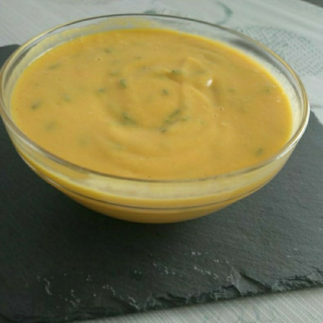 Salsa de boniato y cebollino
