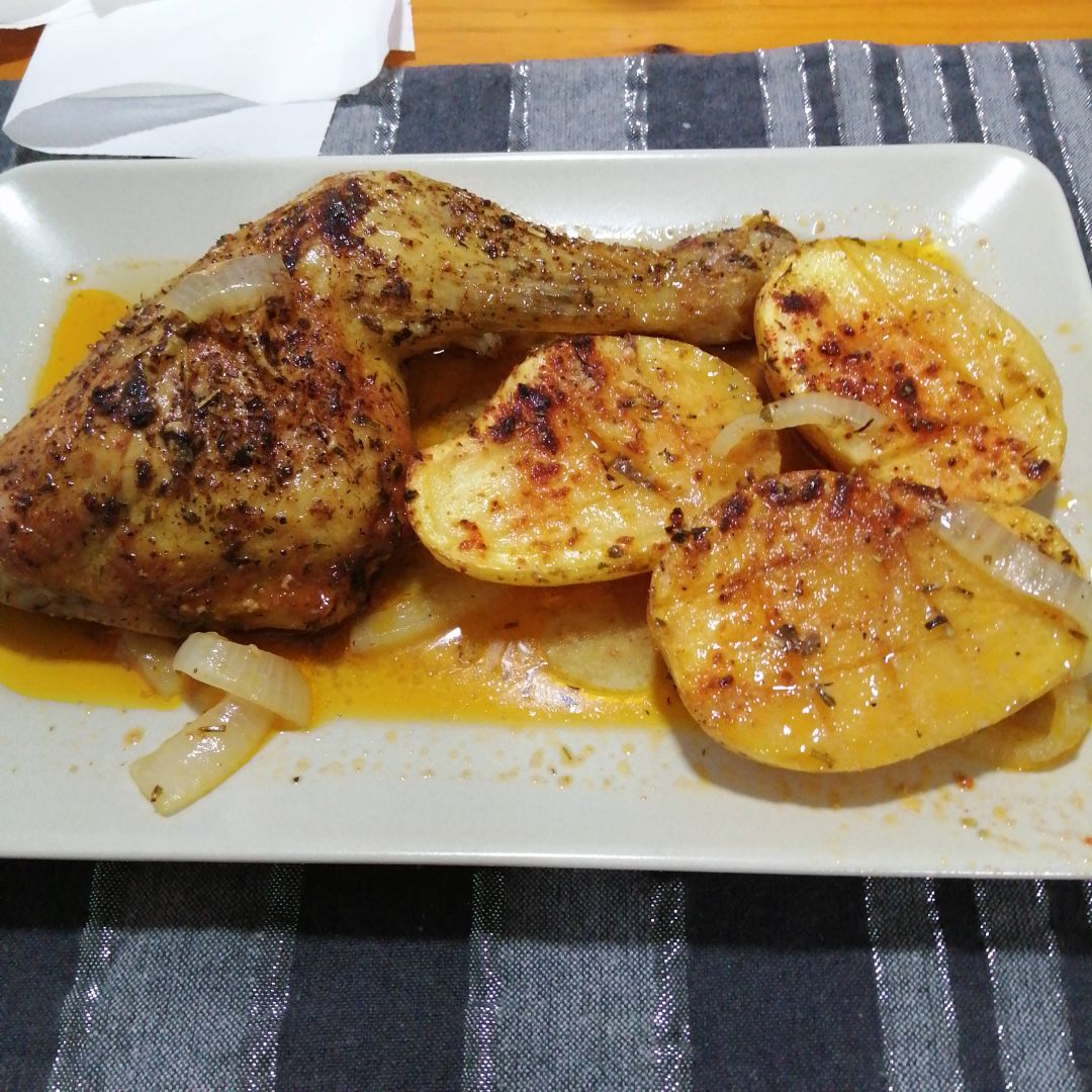 Pollo asado al gusto Pollo asado al gusto
