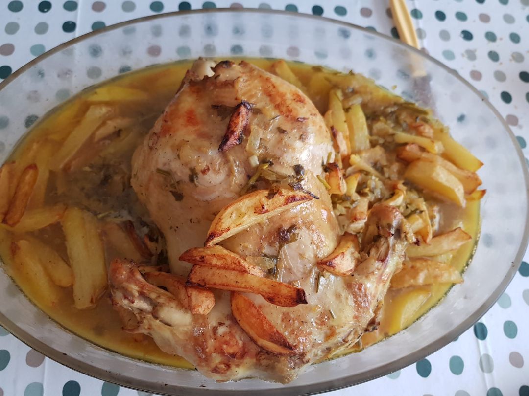 Pollo al estilo marroquí