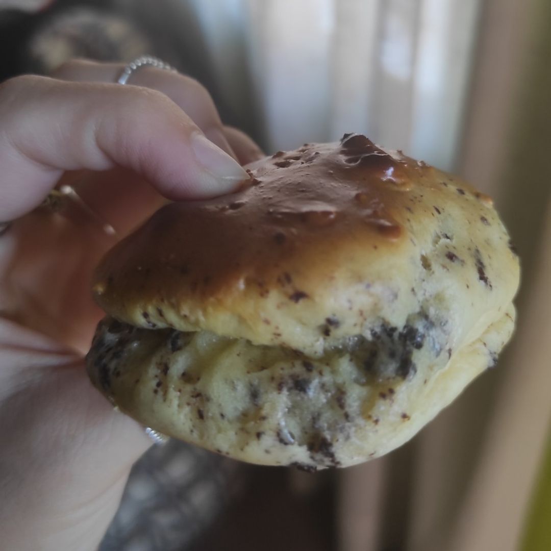 Pan de leche con pepitas de chocolate 🥛🍫 Paso 5 Pan de leche con pepitas de chocolate 🥛🍫 Paso 5