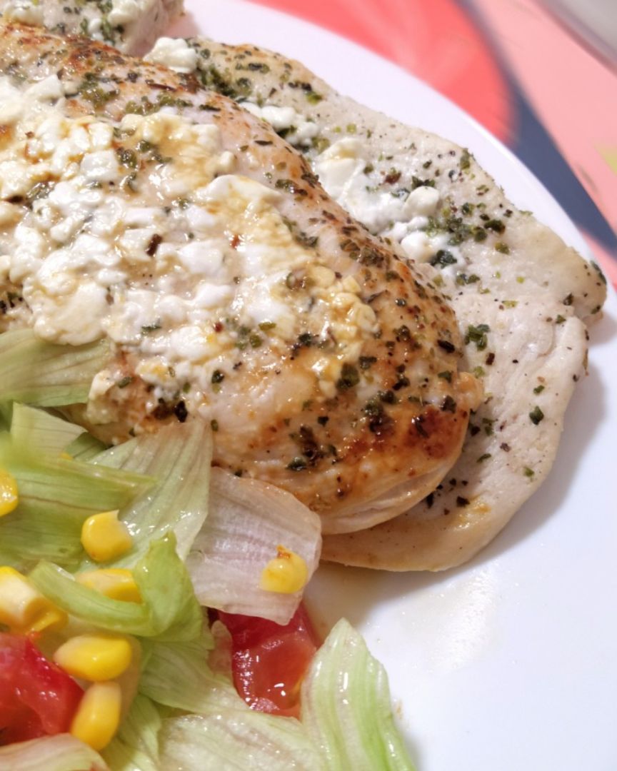 Pollo al queso feta 🍗🧀 Pollo al queso feta 🍗🧀