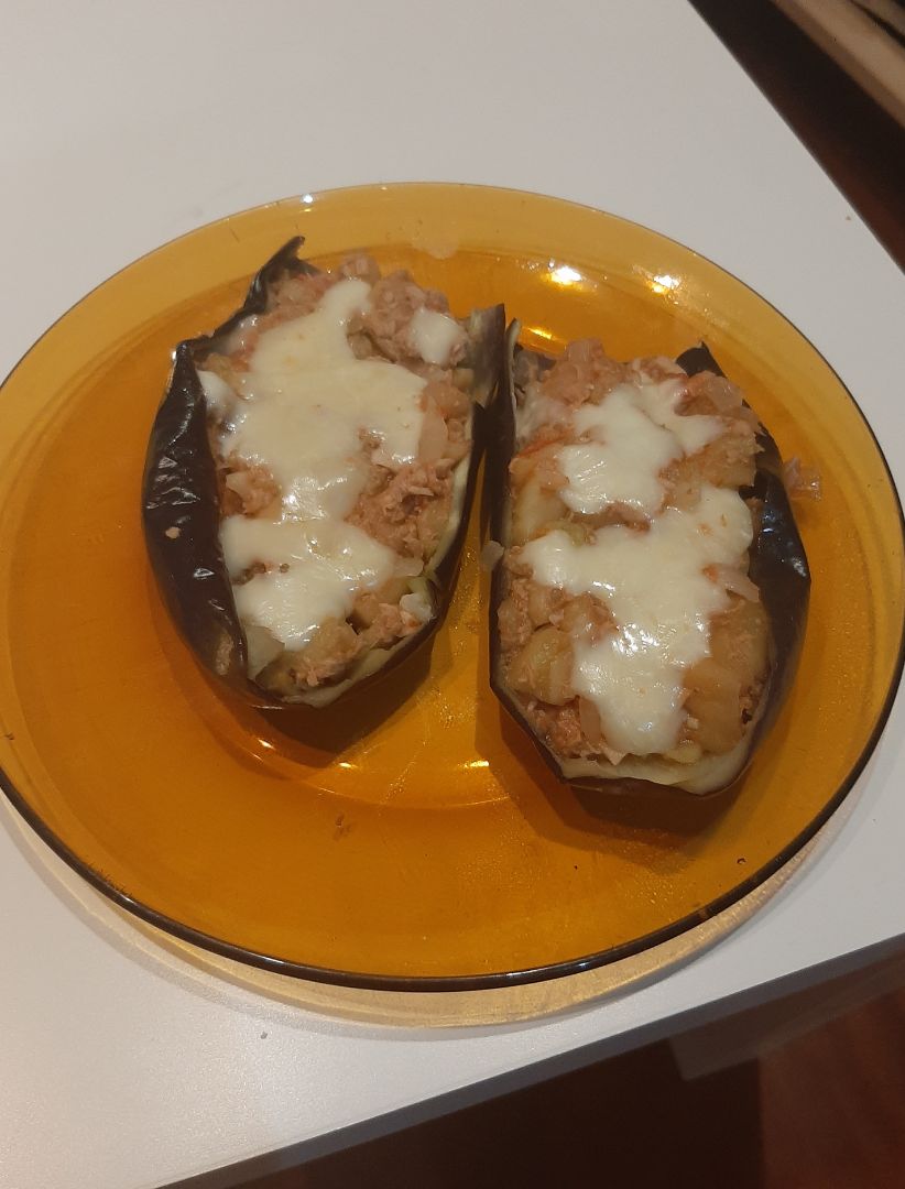 Berenjenas rellenas de atún 🍆