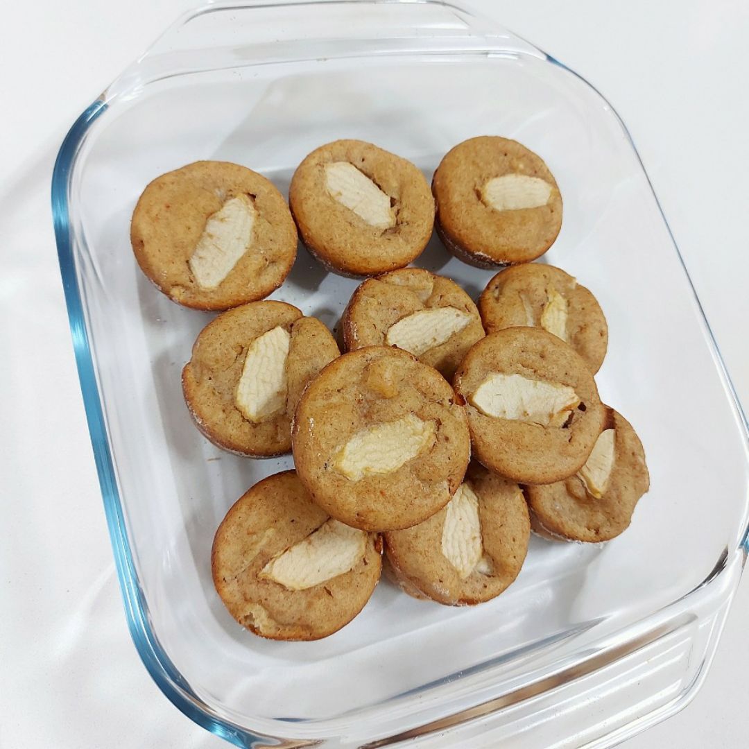 Magdalenas de manzana